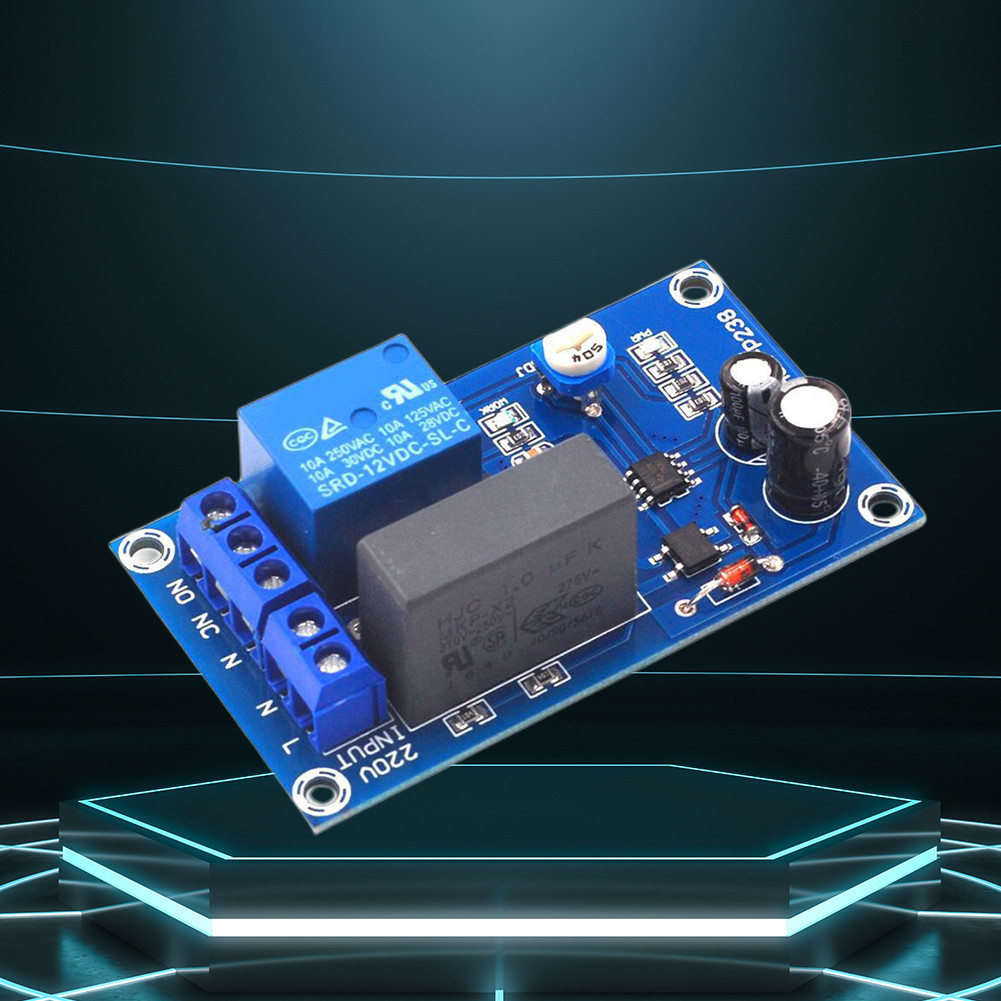 220V Adjustable Time Delay Relay Module with Dropping Resistor for Corridor and Staircase Lighting S