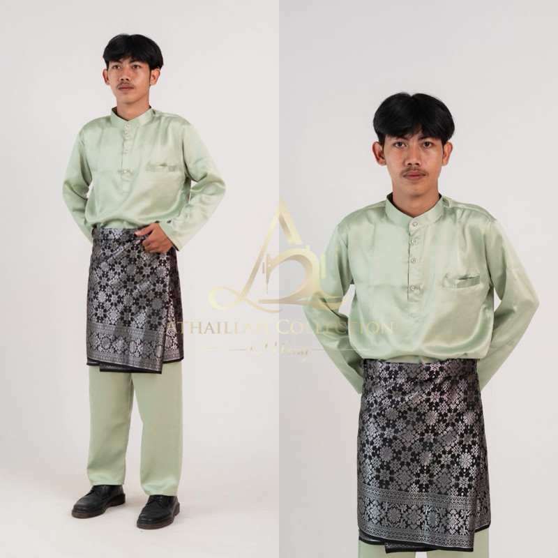 BEST SALE SET BAJU CELANA TELUK BELANGA SETELAN KURUNG MELAYU PRIA PAKAIAN ADAT MALAYSIA BAJU KOKO