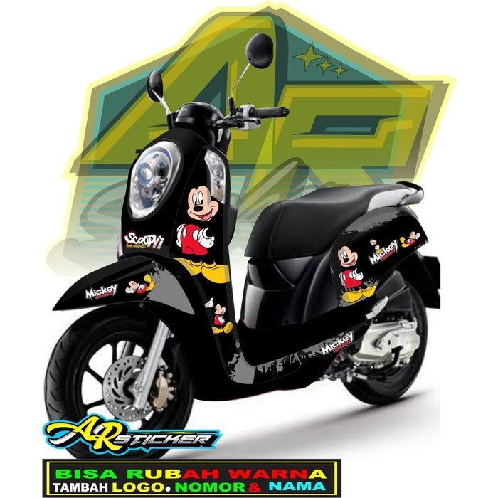Yukngegas Decal Scoopy Scoopy Full Body Full Blok Decal Scopy Dekal Stiker Fi 2014 2015 2016 2017