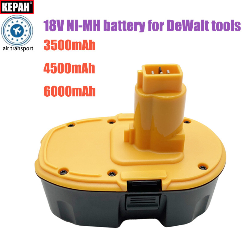 Powtree 18V 3500mAh 4500mAh 6000mAh Ni-MH Power Tool For Dewalt DC9096 DE9039 DE9095 DW9098 DE9503 D