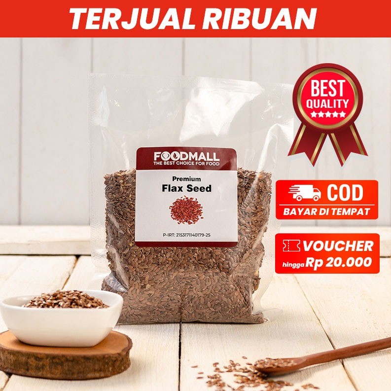 

Flaxseed 250 gr Kanada / Biji Rami kanada / Flax Seed