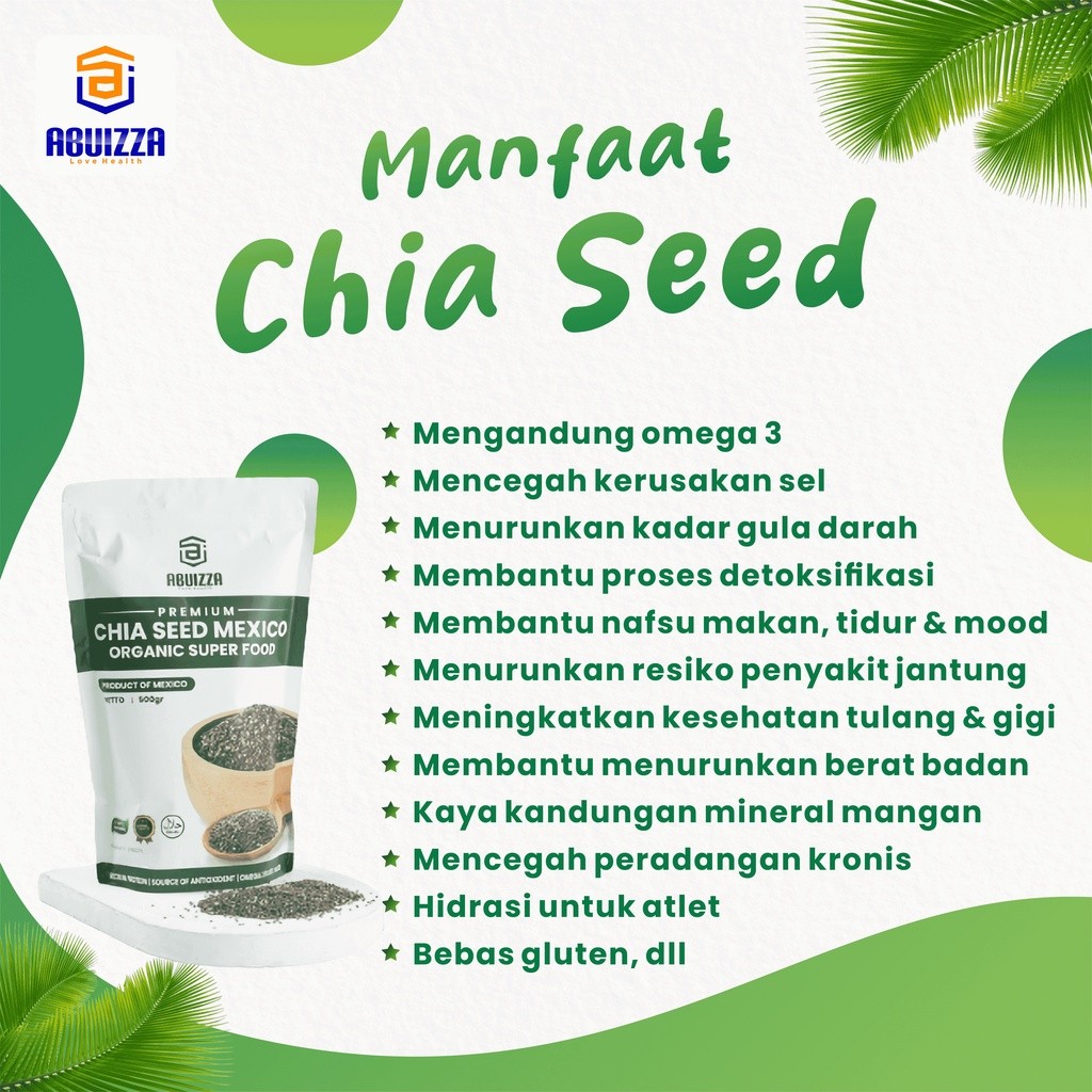 

Chia Seed mexico organik super food premium cia seed premium