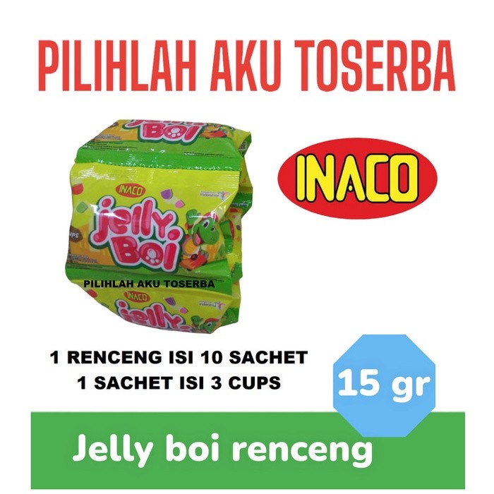 

Inaco MINI JELLY BOI Renceng - ( HARGA 1 DUS ISI 12 RENCENG )