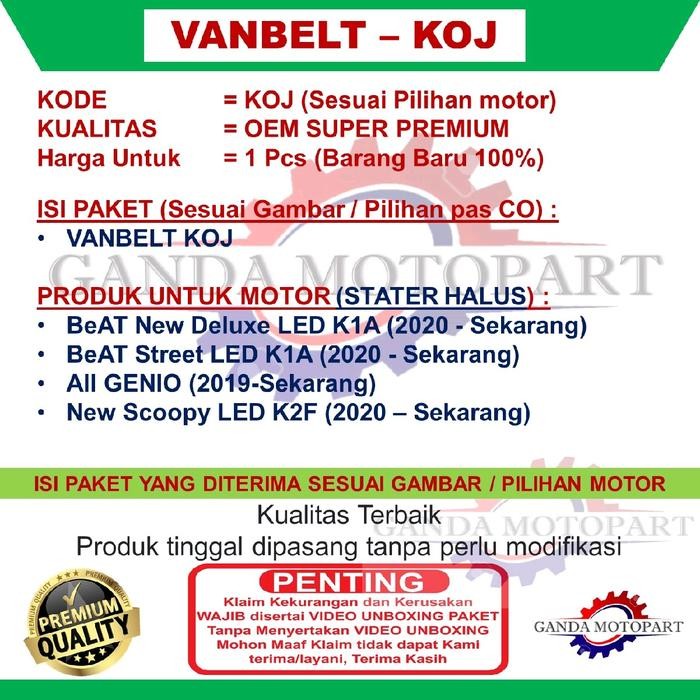 Mister Gear Vanbelt Genio 2019 2020 2021 2022 Vanbelt Gerigi Double Vanbelt Genio Beat Koj