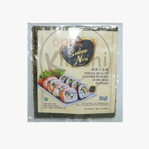 

Rumput Laut Kimbab Sushi Korea - ( Sakao Nori/ Tokinori/ Sakao Spesial Nori ) Nori HALAL Seaweed