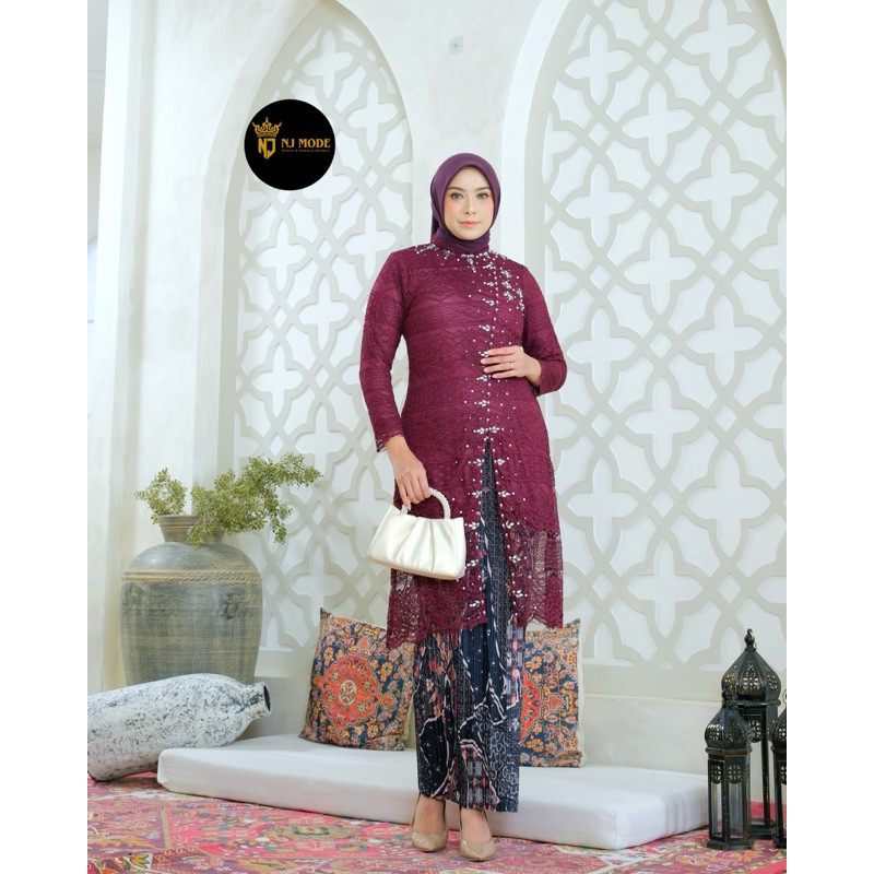 Disc Set Tunik Syakila // Set Tunik Kimono // Set Tunik Brokat // Set Kebaya Modern // Set Tunik