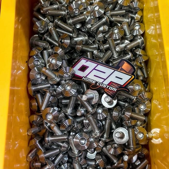 Auradeko Baut Body Satria Fu 150 L Stainless Custom Handmade Model Titanium Spiral Pyramid