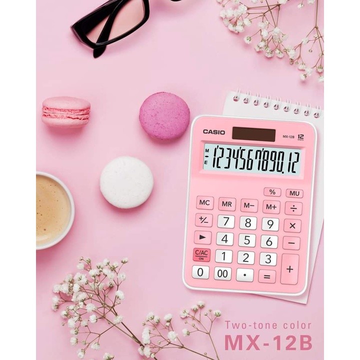 

[READY] Kalkulator Casio MX 12B Pink
