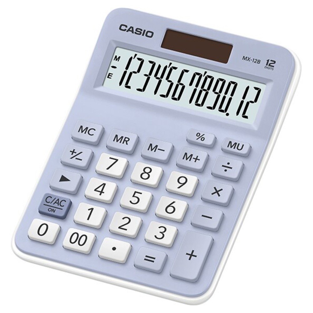 

[READY] Casio Calculator Desktop / Kalkulator Meja Kantor Office MX 12B Warna Pastel