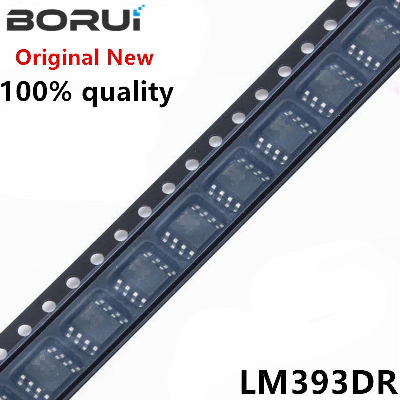 IMPORT 10PCS LM393 SOP8 LM393DR 393 SOP-8 SOP SMD NEW AND ORIGINAL IC CHIPSET