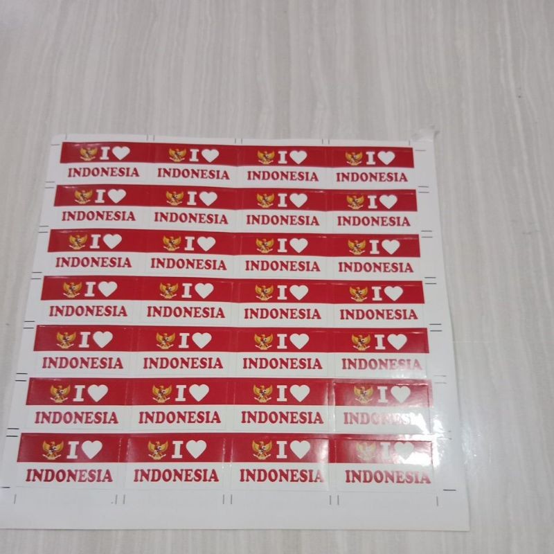 

Stiker Pipi Merah Putih / Stiker Agustus / Sticker Pipi / Sticker / sticker merah putihn/ stiker