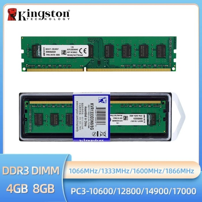 Kingston memoria ram ddr3 4GB 8Gb 1066MHz 1333MHZ 1600MHZ 1866MHz