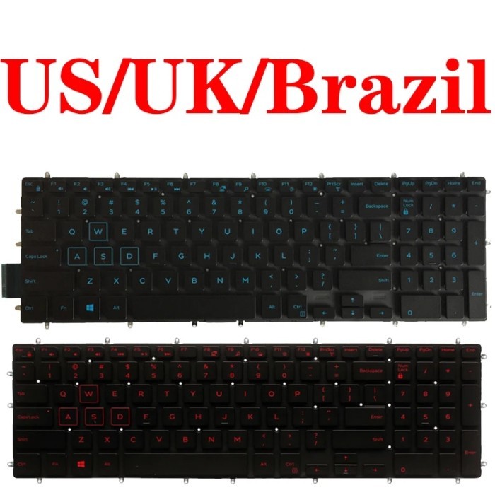 US/UK/Brazil /BR Laptop Keyboard for Dell G3 3590 3579 3779 3590 3593