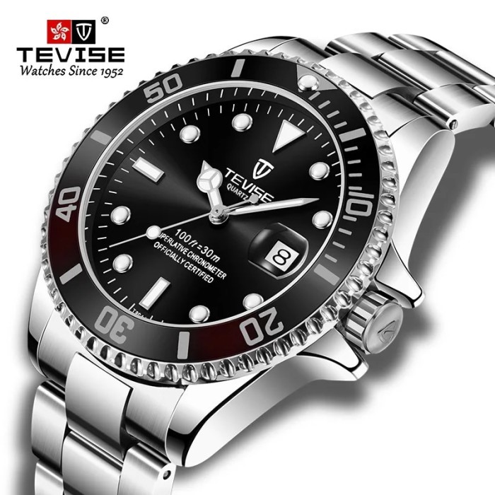 Hot Sell 2020New Tevise Quartz Men's Watch Automatic Date Fashion
