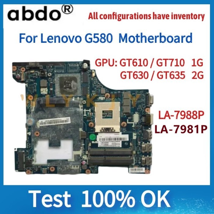 LA-7988P LA-7981P Motherboard.For G580 Laptop Motherboard.GT610M