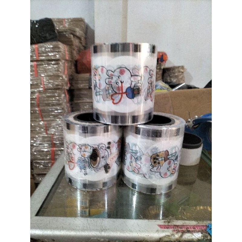 Baru Plastik Lid Sealer Cup Milk Lover 178 Isi 1000 Cup