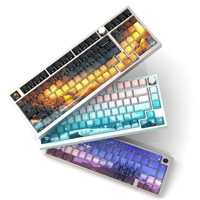 Double Shot Keycaps Cherry Profile PBT Dye Sub Side Backlit Keycap