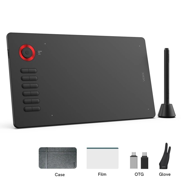 VEIKK A15Pro 10X6 Inch Graphics Tablet Digital Pen Tablet Phone