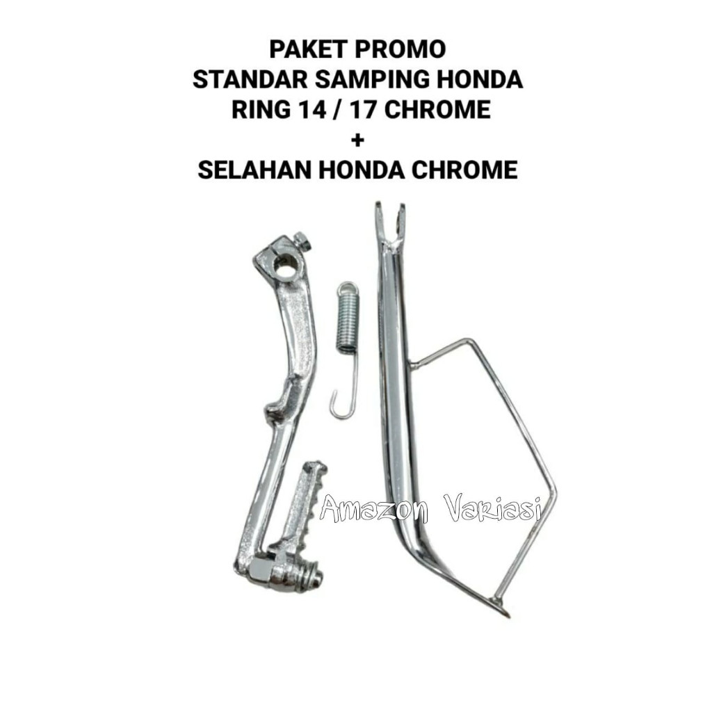 PAKET 2 IN 1 HOT PROMO STANDAR SAMPING RING 14 RING 17 CHROME CROME BEAT VARIO SELAHAN CHROME CROME 