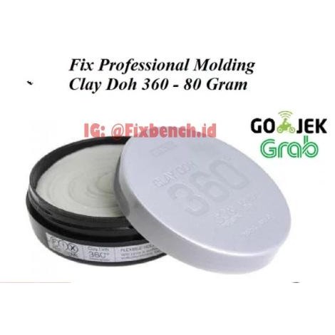 Fix Professional Clay Doh 360 Bench Pomade 80g Premium Import ORIGINAL