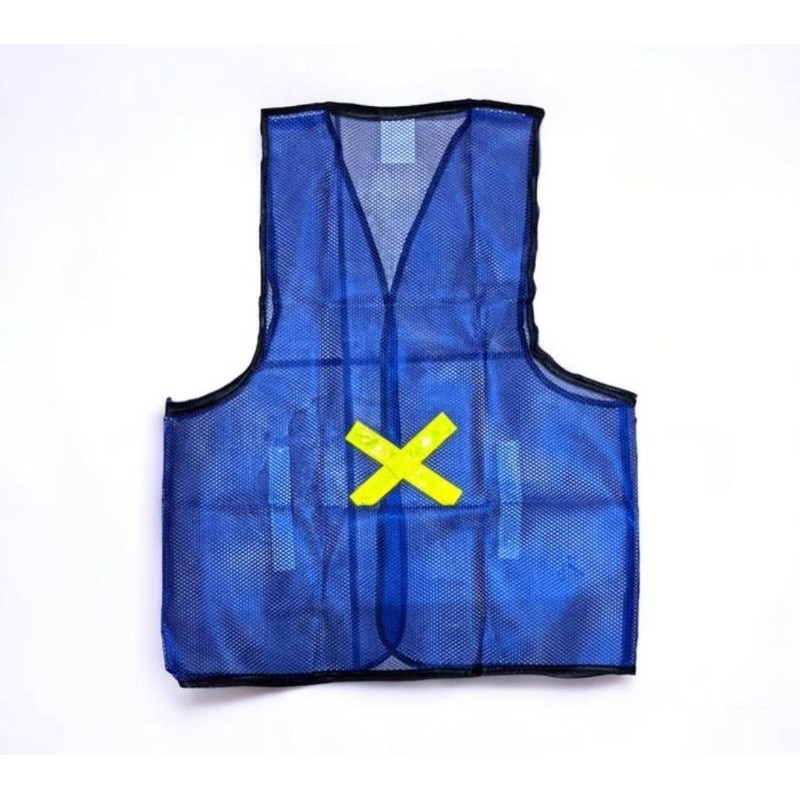 BIG SALE Rompi proyek Jaring Biru / Proyek Rompi / Rompi X jaring