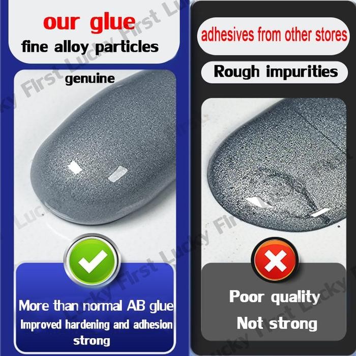 Lem Besi AB Epoxy Metal Untuk Reparasi Mobil (Lem Besi Kayu Kaca Plastik Karet Metal)Lem Perekat