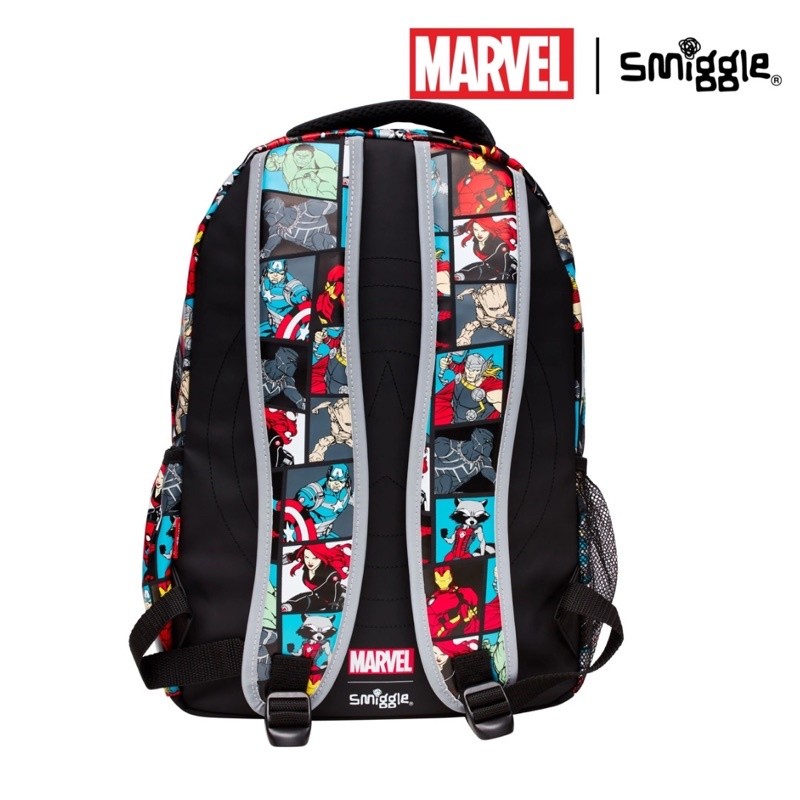 SMIGGLE MARVEL CLASSIC BACKPACK -SMIGGLE LARGE HAPPY SHOPPING :)