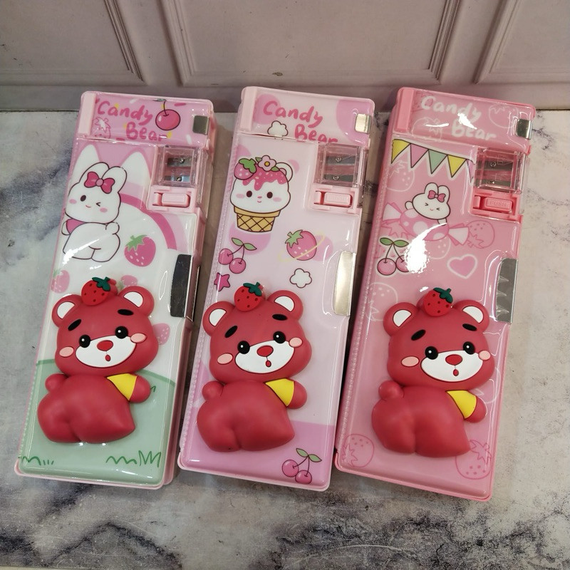 

TEMPAT PINSIL MAGNET 3D 551-23 MOTIF BEAR//KOTAK PENSIL MAGNET