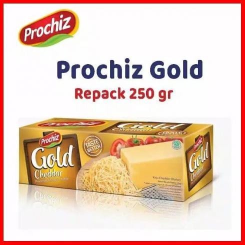 

KEJU PROCHIZ GOLD CHEDDAR CHEESE 250GR - REPACK
