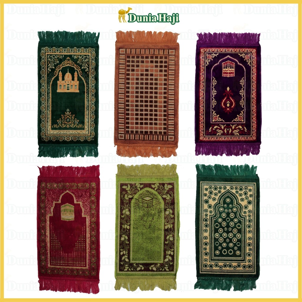 

SAJADAH MINI TURKI IZMIR GRADE A UK. 35*55 CM / SAJADAH BLUDRU TEBAL BULU SAJADAH SUJUD MUKA ANAK
