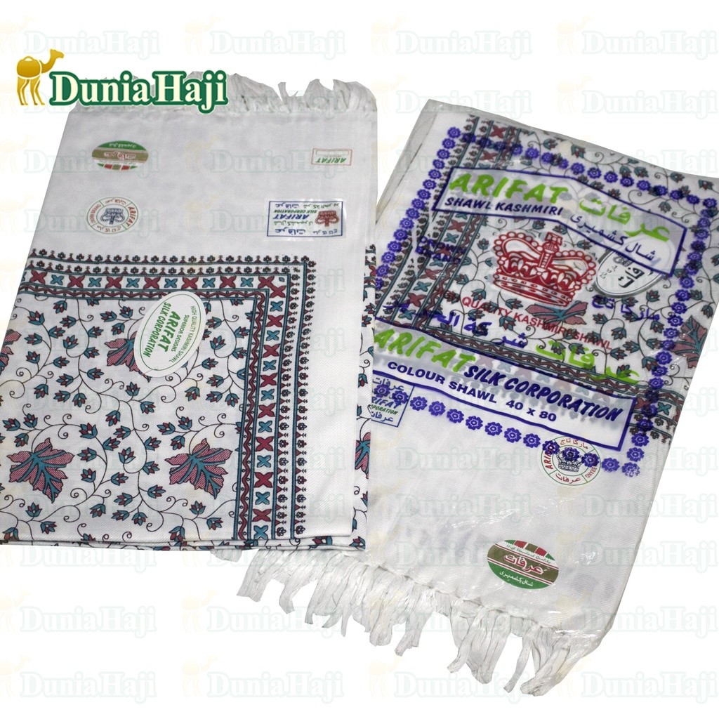 

SORBAN KASHMIRI ARIFAT SABLON / PRINT MOTIF SORBAN IMAMAH PANJANG KASHMIR ABU KHAROOF SHAWL SORBAN