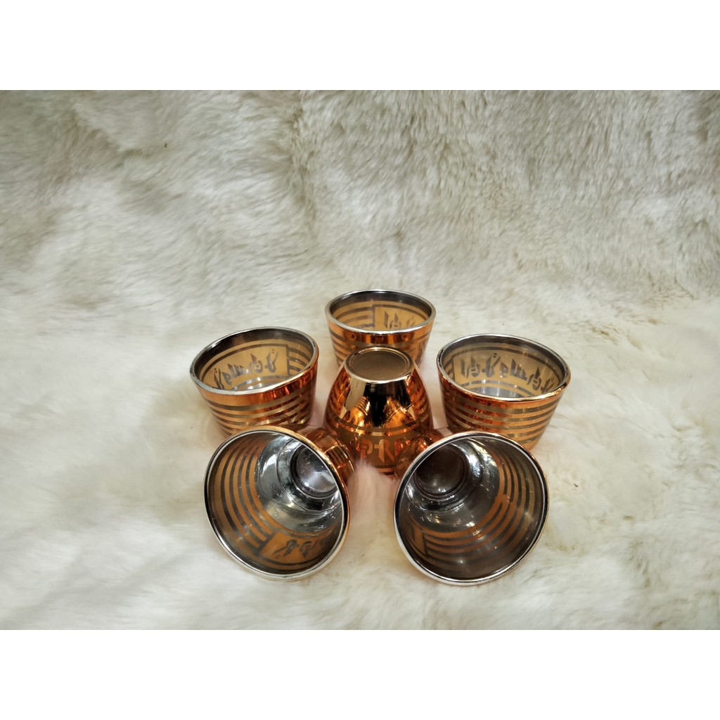 

GELAS AIR ZAM ZAM / CANGKIR EMAS / OLEH OLEH HAJI DAN UMROH