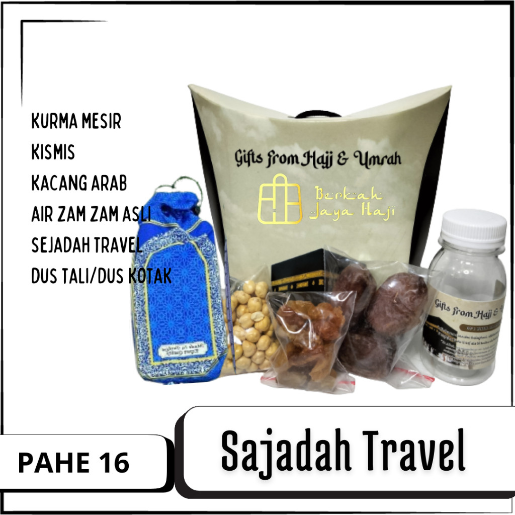 

PAKET OLEH OLEH HAJI DAN UMROH + SAJADAH TRAVEL
