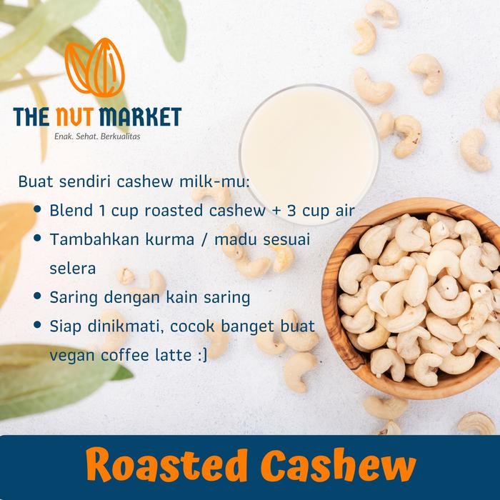 

PREMIUM Kacang Mede Panggang (Roasted Cashew) UTUH 1 kg TERMURAH Terlaris
