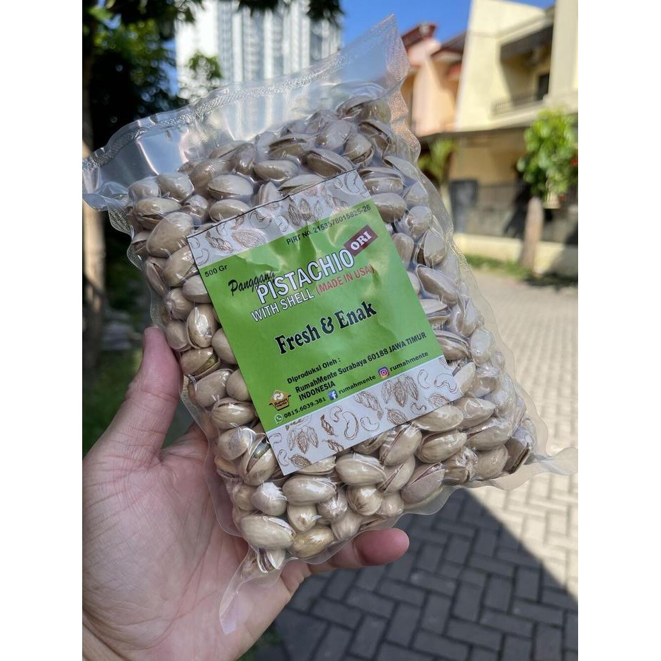 

KACANG PISTACHIO 1KG MATANG ROASTED PREMIUM QUALITY (GEDE2, FRESH) Terlaris
