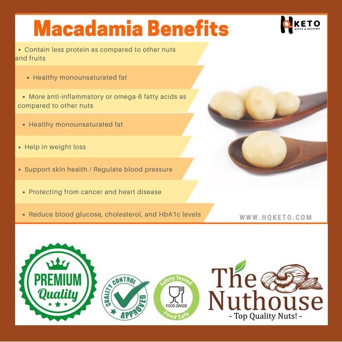 

500gr Raw Macadamia Nuts / Kacang Macadamia Mentah Utuh (Premium Nut) Terlaris