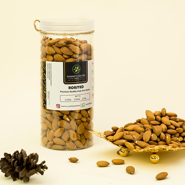 

Roasted Salted Almond USA 1kg (Kacang Almond Panggang Asin Ringan) Terlaris