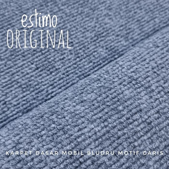 [Expert] Karpet Dasar Mobil Bludru Motif Garis Lebar 2 Meter Panjang 1 Meter