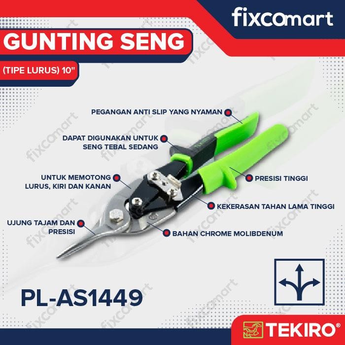 

Obrali- Tekiro Gunting Seng Tipe Lurus 10 Inch