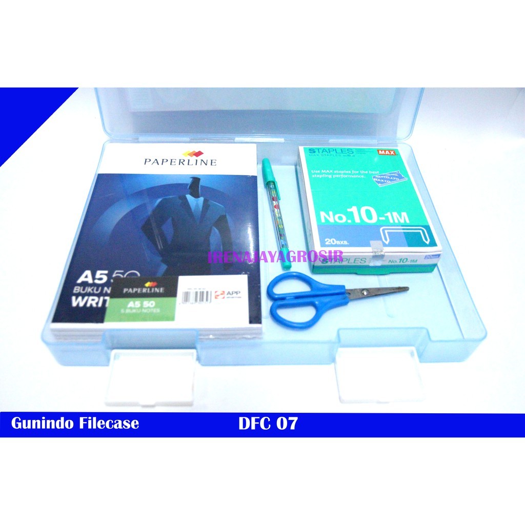 

[READY] GUNINDO FIL CAS DOCUMNT transparant ukuran A4 box fil plastik dfc 007