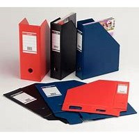 

[READY] [Hitam / Biru] Box File Bantex Jumbo Lebar 10cm 4011