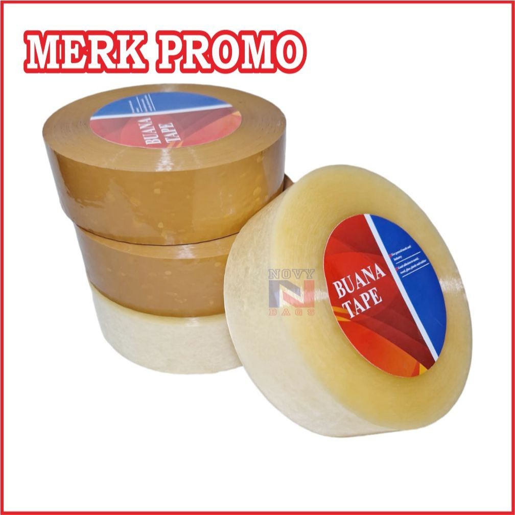 

JH8 HARGA MURAH 1 PCS/ROLL, OPP TAPE, LAKBAN BENING & COKLAT 45MM X 500YARD DIJAMIN KUAT BERKUALITAS