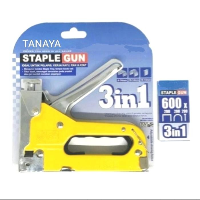 

Rakitan- Staples Gun 3 in 1 Way Heavy Duty Staples Tembak Hekter Jok