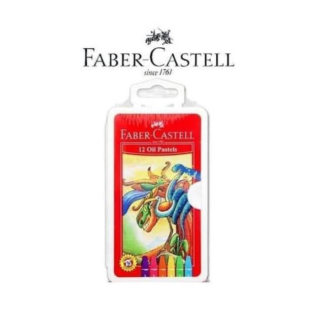 

[READY] Crayon 12 warna / Hexagonal oil pastel 12 Faber Castell