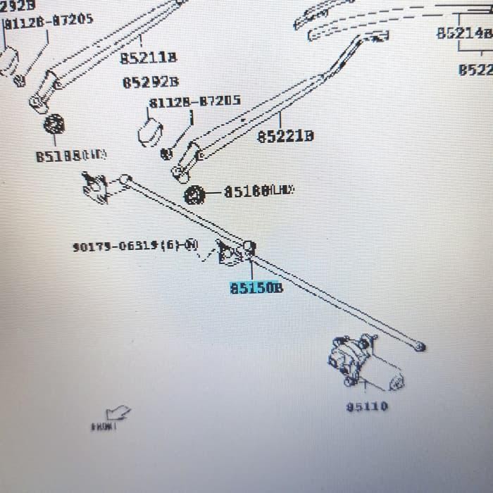 Link Wiper Kijang Innova 2004-2014 Original Kode 041