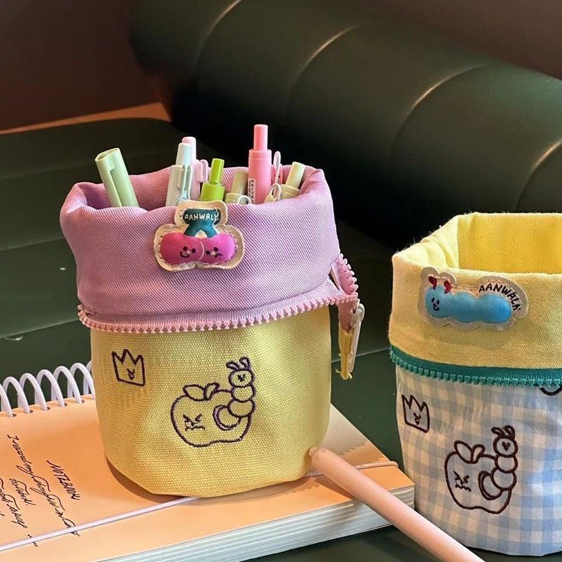 

JH8 Pinkbubbly.ReadyTempat Pensil Yang Bisa Dilipat Tas Pena Tempat Pena Kreatif Tas pulpen lucu Tas