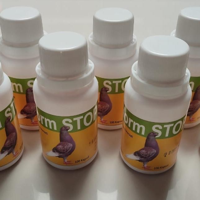 Amour Petshop Merpati Worm Stop Baron Isi 100 Butir