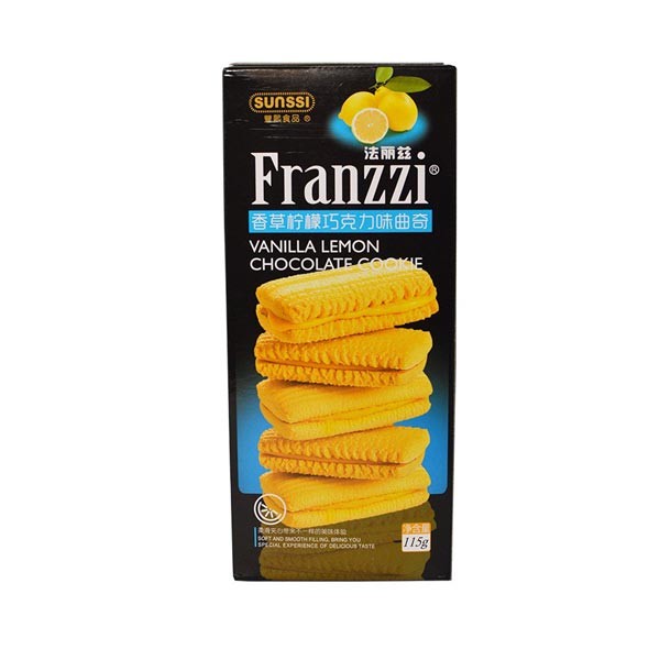 

FRANZZI VANILLA LEMON CHOCOLATE COOKIES 115G