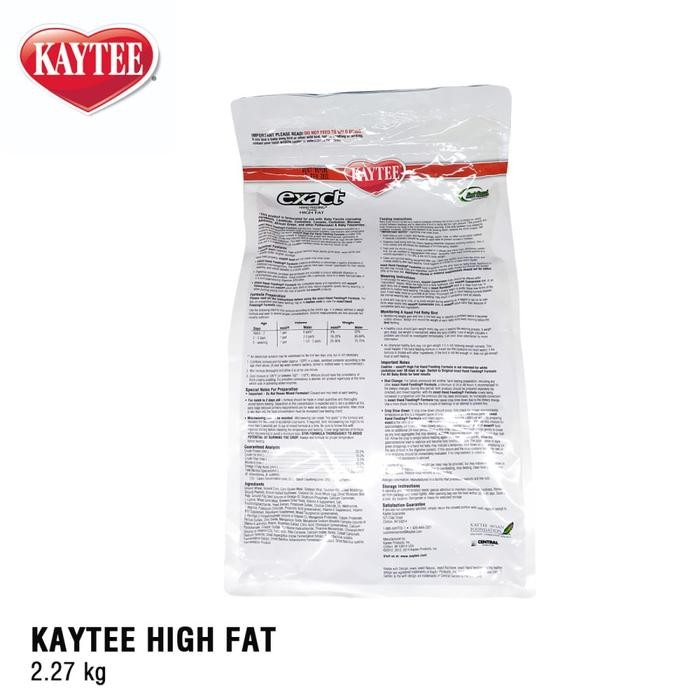 Pawfect Grooming Kaytee Exact Omega 3 Baby Macaw 2,27 Kg Bubur Loloh Burung Macaw