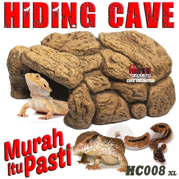 Pawfect Grooming Xl Hidingcave Hiding Cave Place Reptile Kadal Ular Varanus Salva Hc008